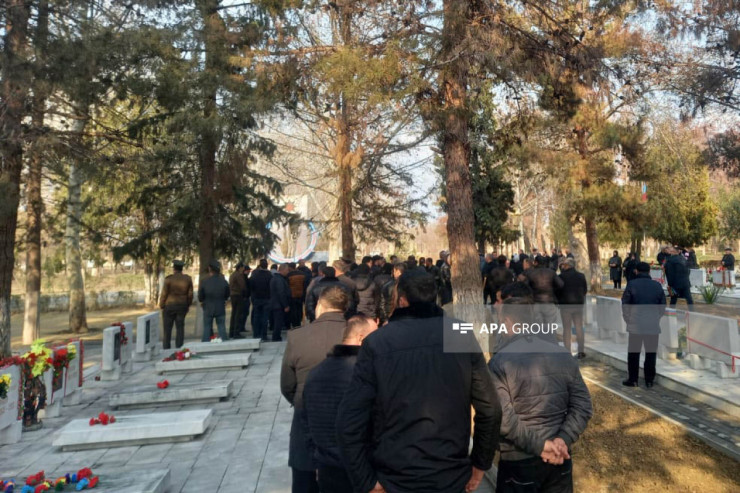 Birinci Qarabağ müharibəsində itkin düşmüş hərbçilərin qalıqları Yevlax və Cəbrayılda dəfn edildi