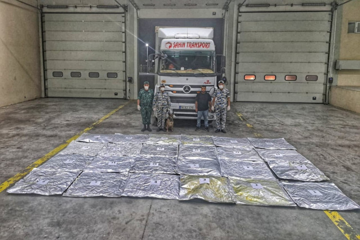 Sərhəddə 7,5 milyon manatlıq qaçaqmal tutulub