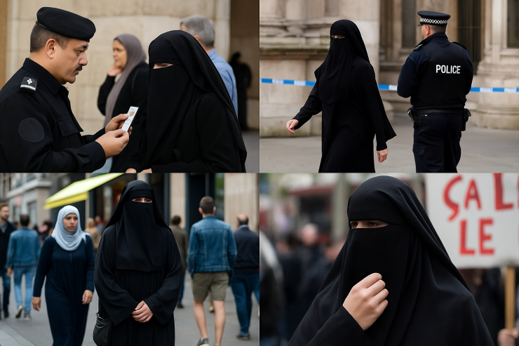 Niqab,  yoxsa “terrorçulara maska?" -  QADAĞALARA  fərqli münasibət