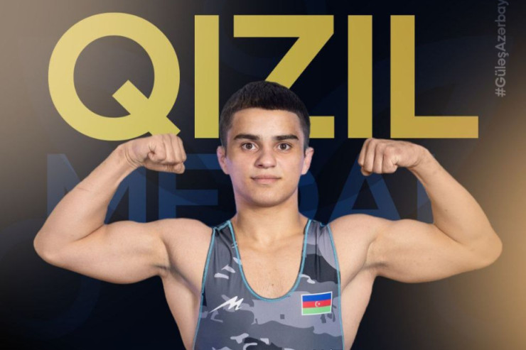 Azərbaycan güləşçisi Avropa çempionu  oldu