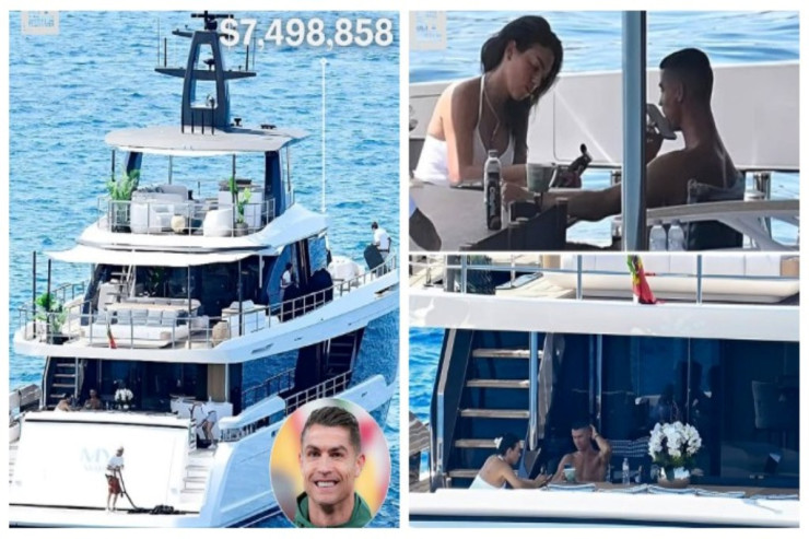 Kristiano Ronaldo  7 milyon dollarlıq   dəbdəbəli yaxtası ilə tətildə -  FOTOLENT  