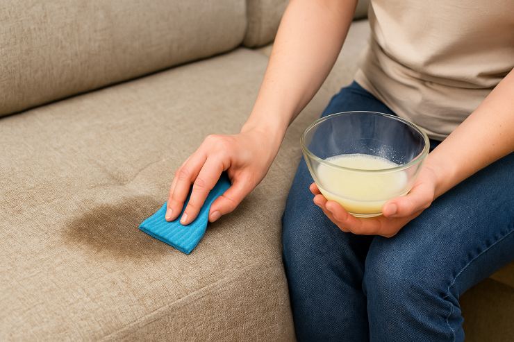 Divandakı ləkələri  necə təmizləmək olar? - Sadə hiylələr 