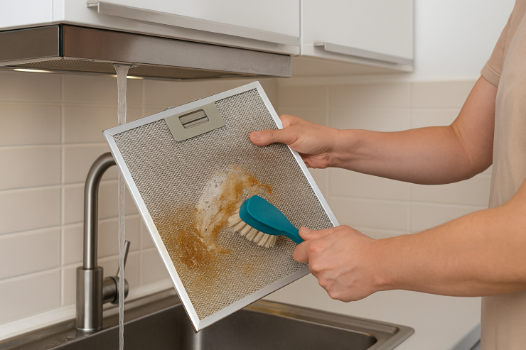 Aspiratordakı yağlar  bir-bir axacaq - Bu ÜSULU EDİN 