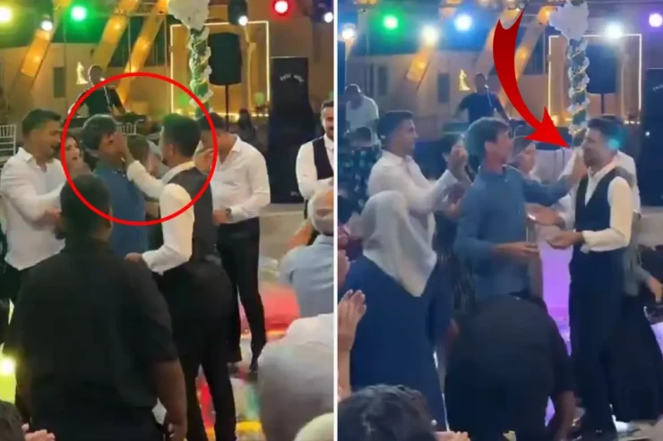 Bəy toyda  atasını dəli etdi   və sillələndi