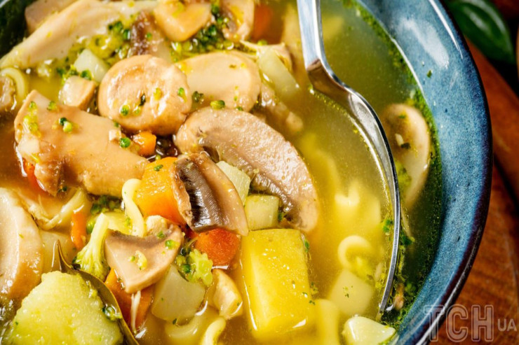 Göbələk şorbası - RESEPT 