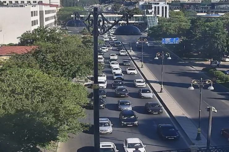 Bakıda bu yollarda sıxlıq var - SİYAHI 