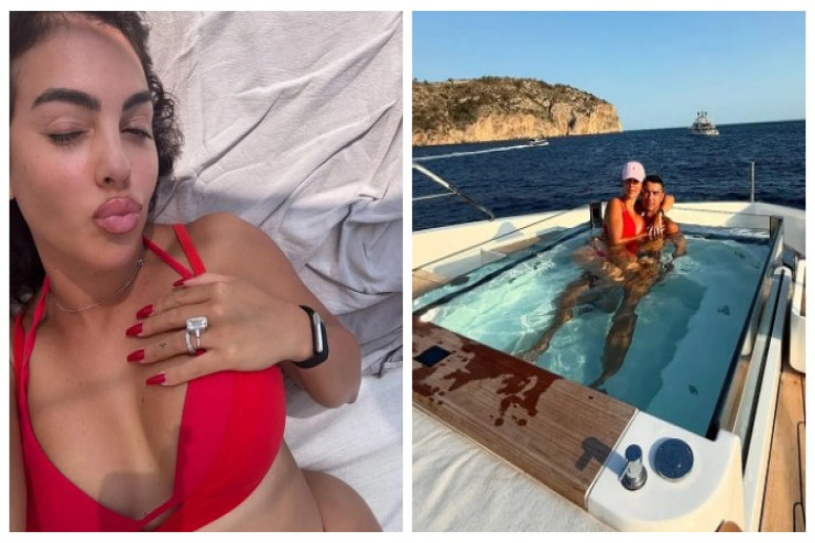 Ronaldo bikinili və brilyantlı sevgilisi ilə  istirahətdə -  FOTOLENT 