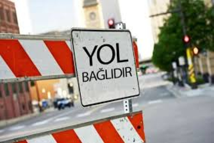 Bakıda bu yol iki gün BAĞLI OLACAQ 