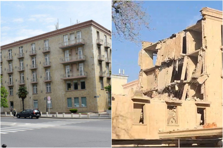 “Naxçıvan” hoteli sökülür 