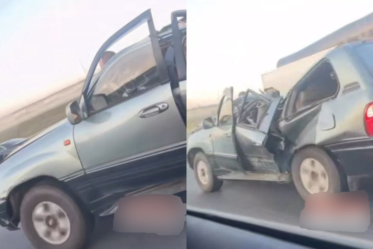 Sığorta pul vermədiyi üçün maşını belə sürür - VİDEO 