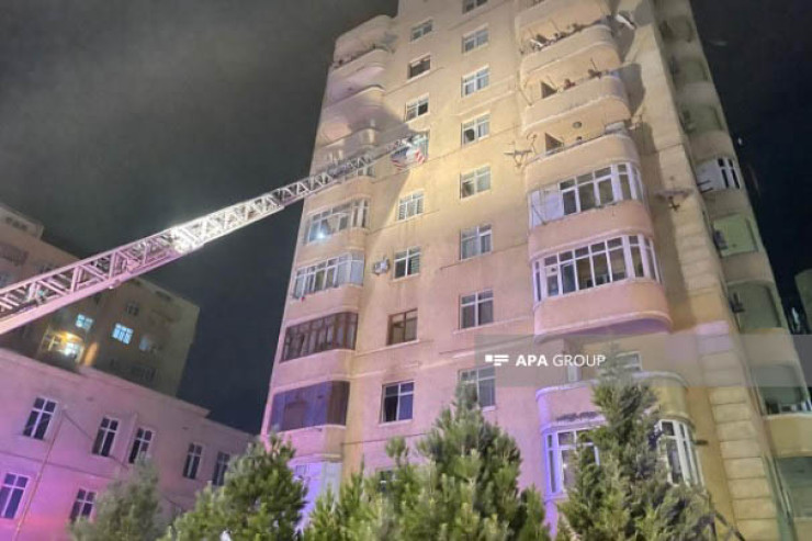 Sumqayıtda GÜCLÜ YANĞIN:   33 nəfər tüstüdən zəhərləndi - YENİLƏNİB 