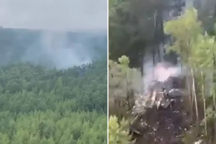 Rusiyada təyyarə QƏZASI: kimsə sağ qalmadı  - VİDEO 