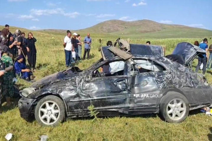 Laçında ağır qəza, 3 ölü, 1 yaralı 