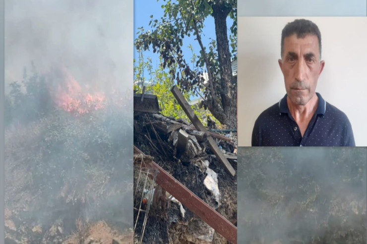 Xankəndidə yanğın törədən HƏBD EDİLDİ 