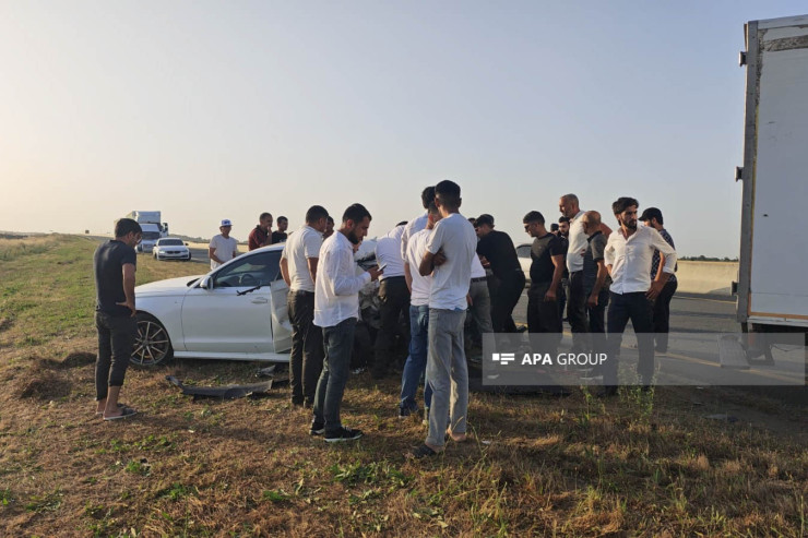 Masallıda qəza oldu, yaralı var  - FOTOLENT  - YENİLƏNİB 