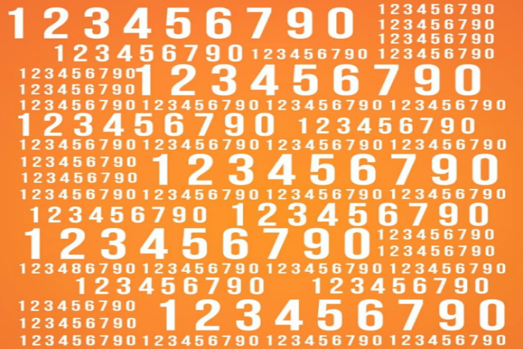 8 rəqəmini 8 saniyədə tapa bilərsinizmi:  Təəccüblü dərəcədə mürəkkəb optik illüziya