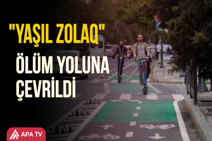 Bakıda skuter kabusu:  “Düz üstümə sürdü, sürətlə vurub yerə yıxdı” -VİDEO 