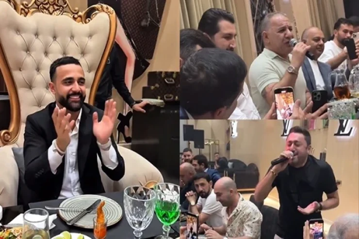 Axtarışda olan Hüseyn Həsənov  Bakıda özünə ad günü keçirdi - VİDEO 