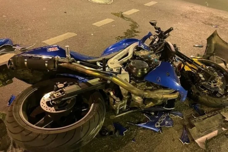 Qaxda motosiklet aşdı, yaralılar var -YENİLƏNİB 