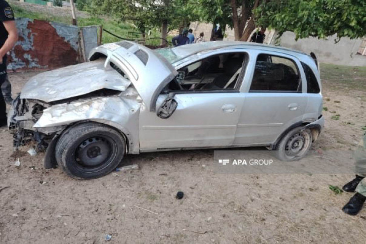 Goranboyda ağır qəza, iki nəfər yaralandı 