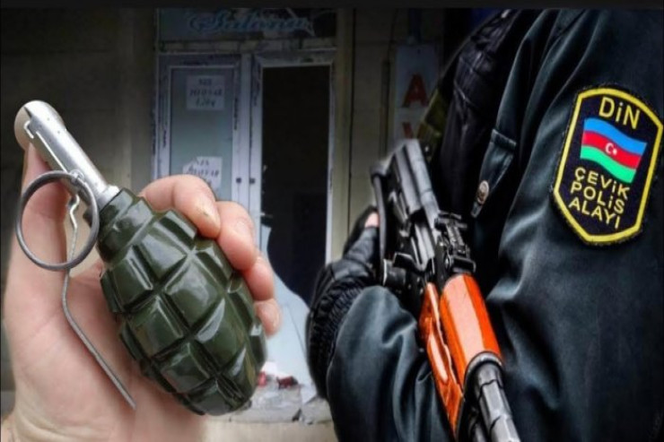 Azərbaycanda polisə qumbara atan  cinayətkar öldü