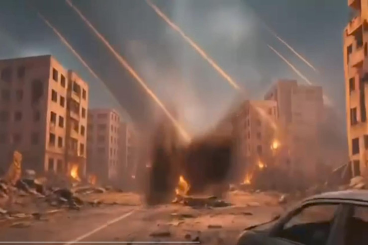 İran İsraili   "darmadağın"   etdi - VİDEO 