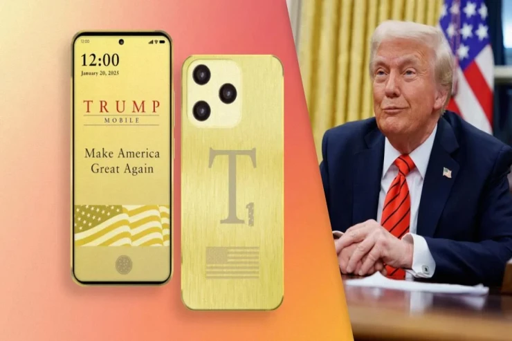 iPhone "qatili":  Tramp qızıl korpuslu smartfonunu  təqdim etdi 