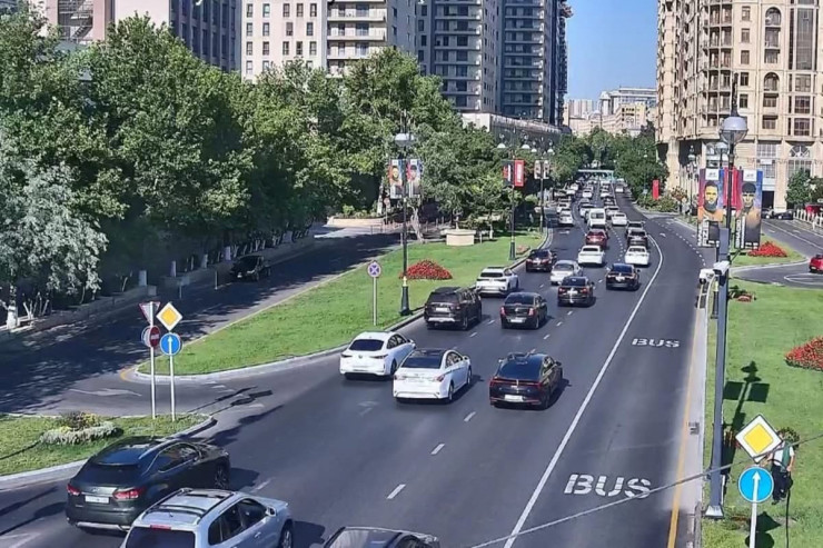 Bakıda bu yollarda sıxlıq var - SİYAHI 