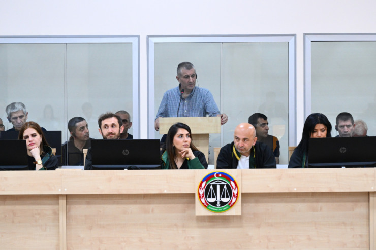 Vətən müharibəsində Ermənistan silahlı qüvvələrinin Azərbaycanın mülki infrastrukturuna ziyan vurması ilə bağlı sənədlər məhkəmədə tədqiq olunub