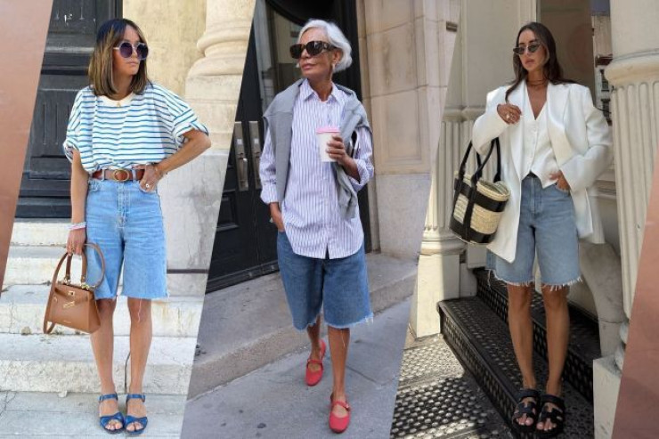 Uzun şortlar  nə ilə geyinilməli?