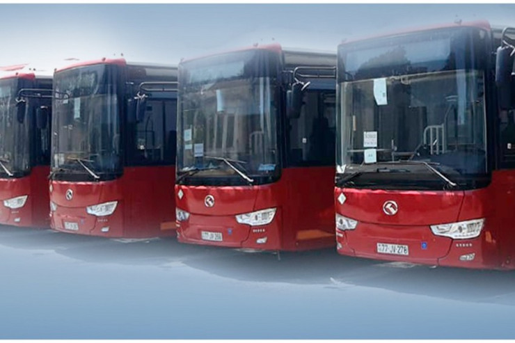 Bu xəttə yeni avtobuslar  verildi