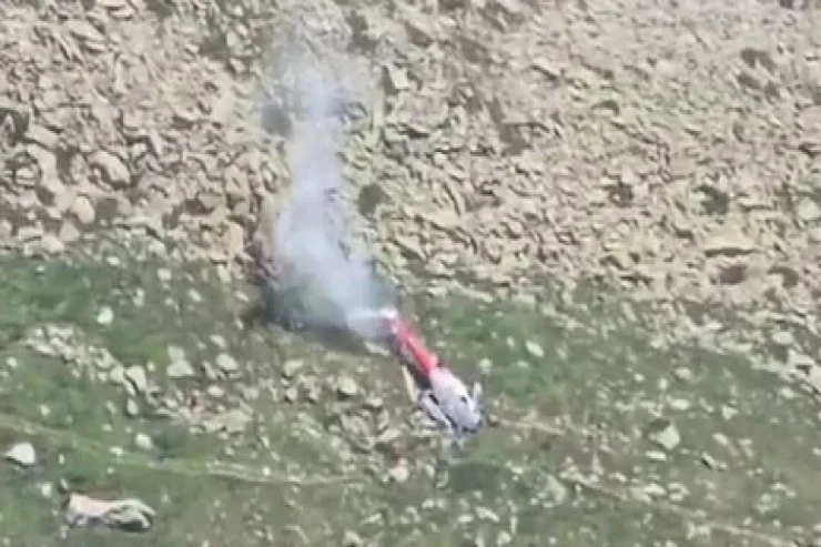 İsveçrədə helikopter qəzası 