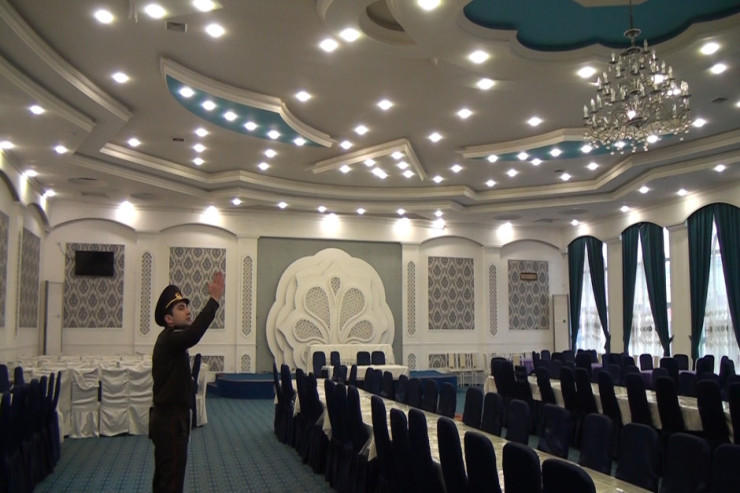 Bakıda şadlıq evi bağlandı - VİDEO 