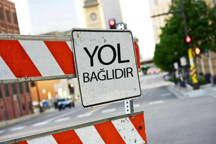 Sabah Bakıda bu yol bağlı olacaq 
