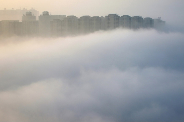 Bu ərazilərdə qatı duman var - FAKTİKİ HAVA 