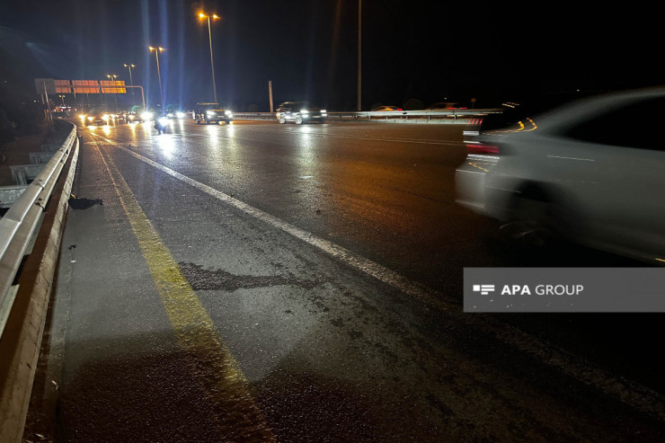 Şəkidə piyada yolda CAN VERDİ 