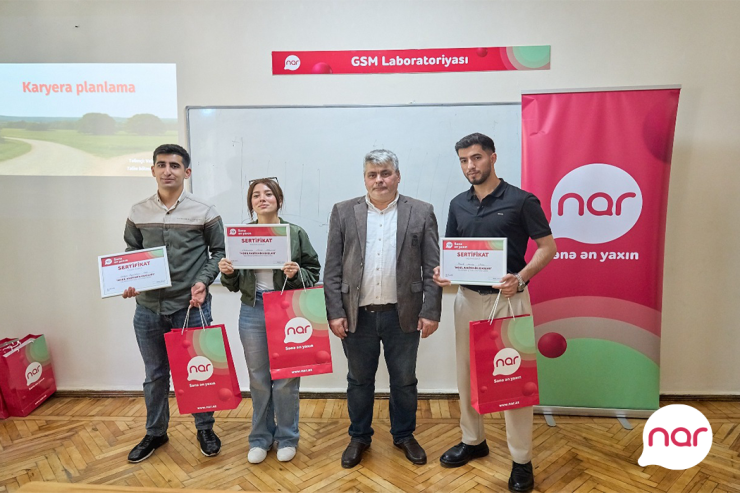 “Nar”ın dəstəyi ilə tələbələr üçün təlimlər keçirildi