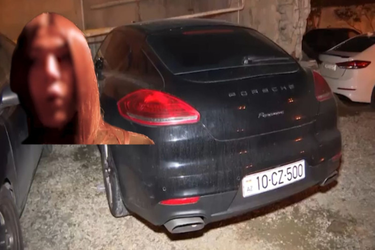 Bakıda “Porche” ilə "avtoşluq"  edən sərxoş xanım həbs olundu - VİDEO 