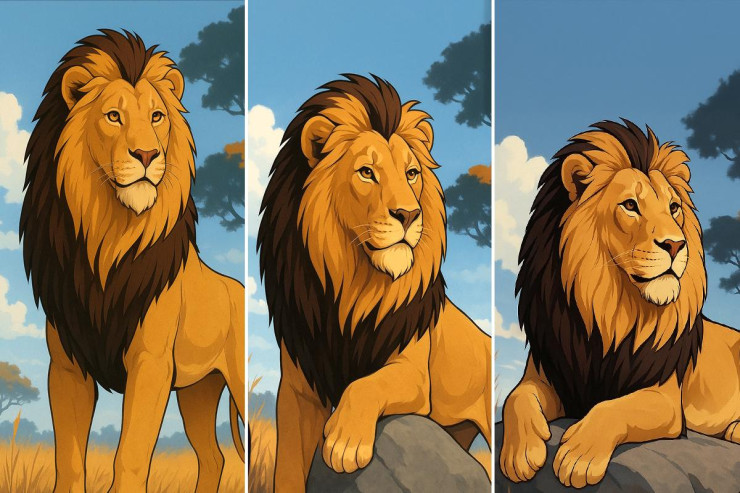 Şəxsiyyətinizin gizli xüsusiyyətlərini  kəşf etmək üçün şirlərdən birini seçin - sürətli TEST 