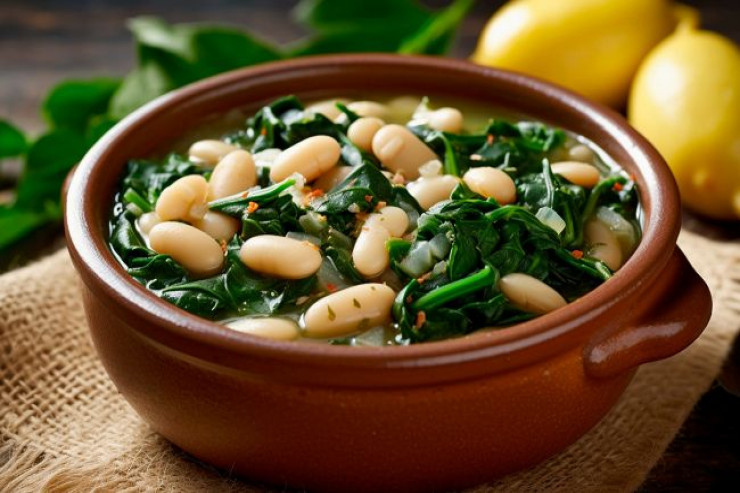 Cəmi 5 dəqiqəyə ideal nahar:  sadə və büdcəyə uyğun ispanaqlı lobya RESEPTİ 