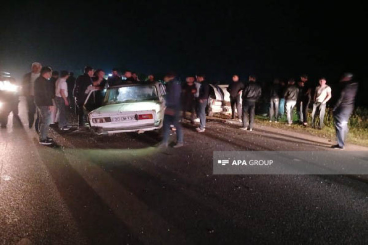 Ağstafada ağır qəza - 5 nəfər yaralandı 