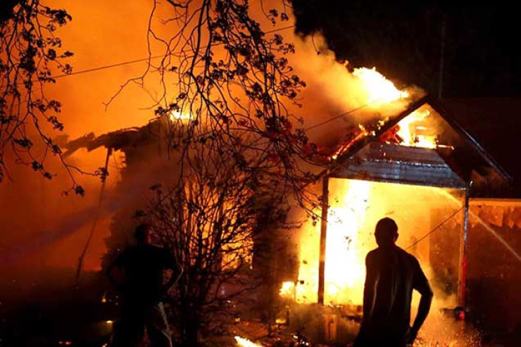 Mingəçevirdə EVDƏ PARTLAYIŞ:  xəsarət alan var