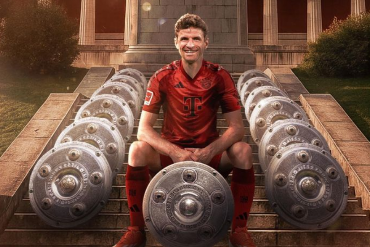 Tomas Müller karyerasında 35-ci kubokunu  qazandı