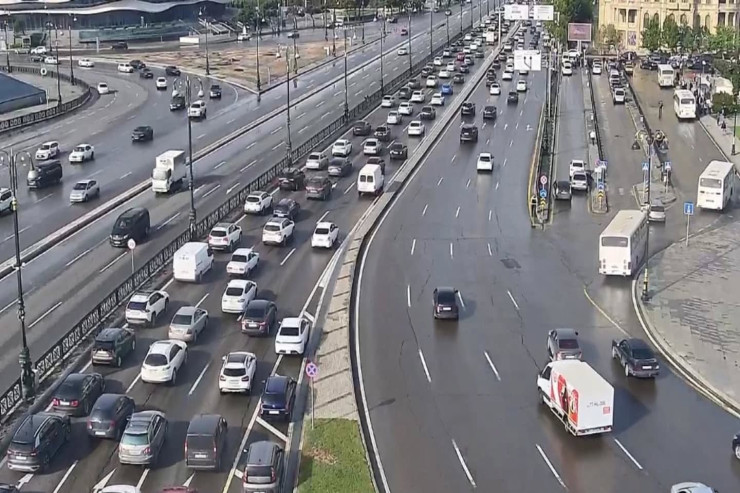 Bakıda bu yollarda sıxlıq var - SİYAHI 