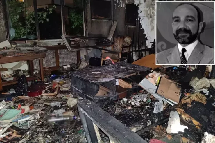 Tənqidçi-yazar  evində diri-diri YANDI 