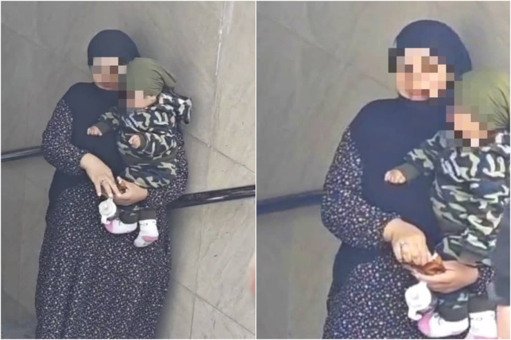 7 ildir eyni dilənçinin qucağındakı körpə - Bu uşaq  niyə böyümür? 