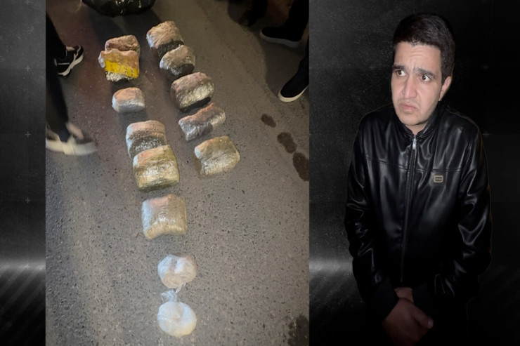 Abşeronda ƏMƏLİYYAT:  iranlının kuryeri tutuldu - VİDEO 