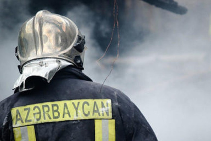 Tərtərdə məktəb binası yandı 