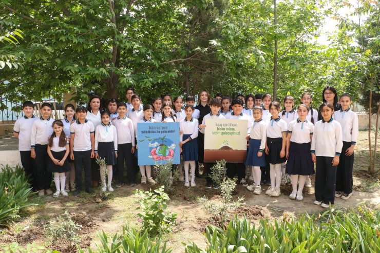 “Yaşıl Gələcək”  - Uşaqlar ətraf mühiti belə mühafizə etdi