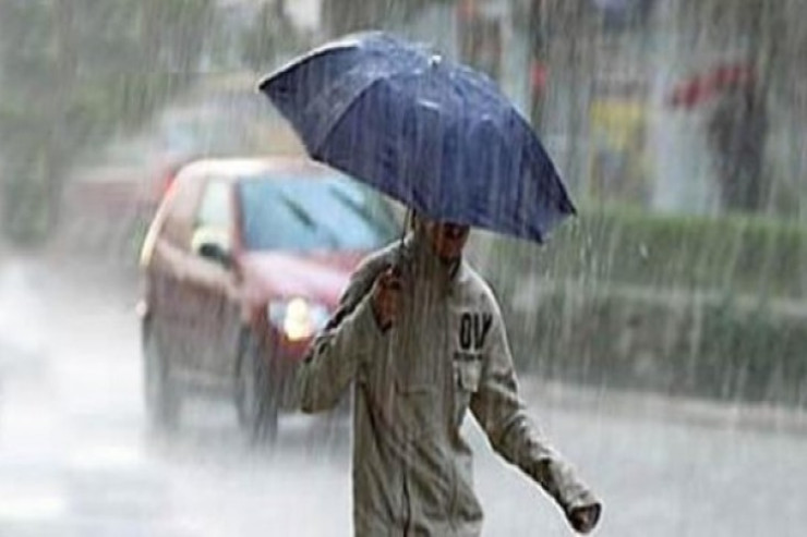 Bu rayonlarda yağış "şəlalə" kimi axdı - GÜNÜN HAVASI 